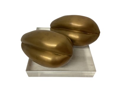 Lot 1023 - Janet Macleod (1937-2009) bronze sculpture – Grains of Wheat