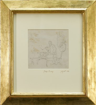 Lot 1216 - George Chinnery (1774-1852) two pencil sketches - Chinese subjects, from a sketch book dated 1835