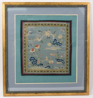 Lot 771 - Antique Chinese silk embroidery