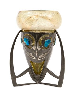 Lot 1043 - Archibald Knox for Liberty, pewter vase