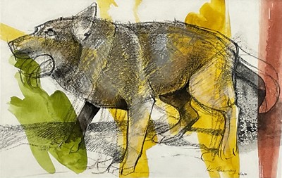 Lot 19 - Peter Thursby (1930-2011) three signed and dated pen and watercolour studies