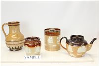 Lot 2177 - Collection of Royal Doulton stoneware items -...