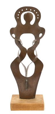 Lot 1047 - Gerald Meares (1911-1975) copper sculpture, figural form
