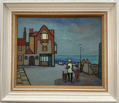 Lot 1099 - Muriel Inwood (20th century) oil on board - Sheringham, signed, 48cm x 58cm, in painted frame