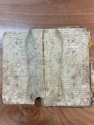 Lot 1665 - Tin trunk inscribed Col.Vans Agnew containing documents and antiquarian books