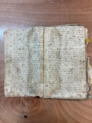 Lot 1665 - Tin trunk inscribed Col.Vans Agnew containing documents and antiquarian books