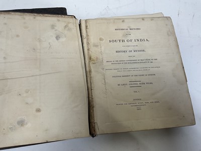 Lot 1665 - Tin trunk inscribed Col.Vans Agnew containing documents and antiquarian books