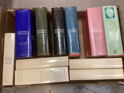 Lot 1610 - Randolph S. Churchill and Martin Gilbert The Official Biography: Winston S. Churchill