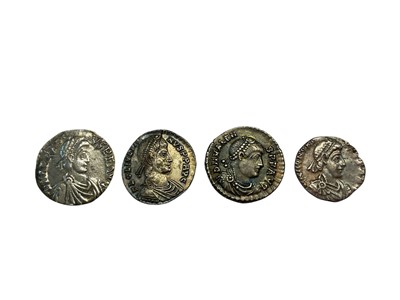 Lot 410 - Ancient - Roman mixed silver Siliqua coins