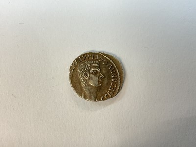 Lot 413 - Ancient - Album containing mixed coins to include Roman Caligula silver Denarius (N.B. Believed to be a copy), silver Antoninianus of Gordian III Philip I, Herennia Etruscilla, silver Argentius...