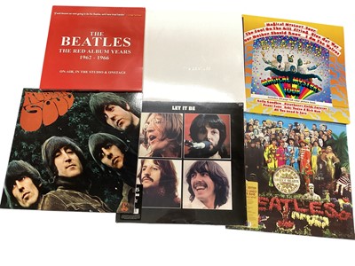 Lot 2312 - Beatles LP Records and others