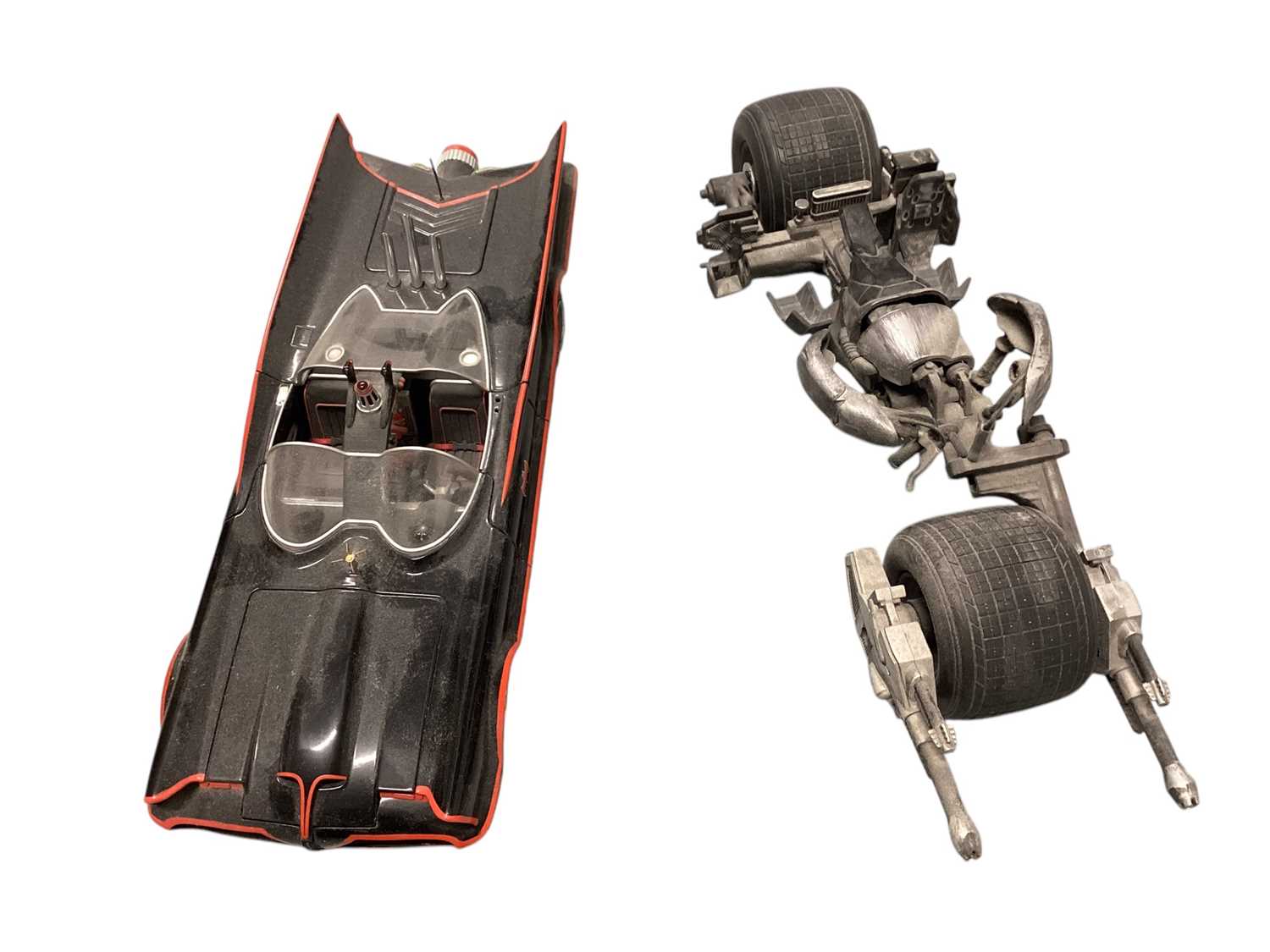 Lot 1863 - Model Batmobiles & Bat Cycle (5)