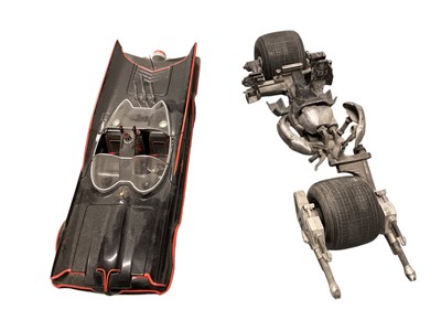 Lot 1863 - Model Batmobiles & Bat Cycle (5)