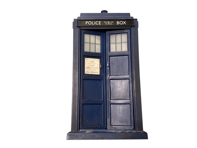 Lot 1869 - Dr Who Time Lord action figures & assistants (x12), 12" Cyberman (x3) and lesser Cyberman (x3), plus Tardis