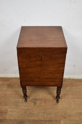 Lot 1646 - Early 19th century mahogany cellarette