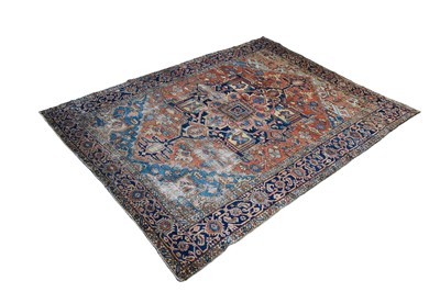 Lot 1732 - Large antique Heriz rug, approximately 400 x 250cm