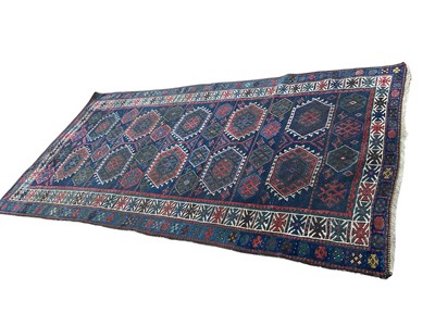 Lot 1730 - Caucasian rug, with hexagonal medallions