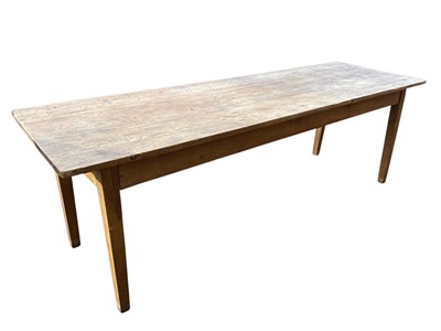 Lot 1650 - Very large pine refectory table