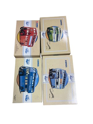 Lot 1834 - Corgi Commercial & Classics diecast double decker buses, boxed (27)