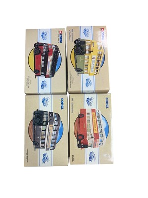 Lot 1834 - Corgi Commercial & Classics diecast double decker buses, boxed (27)