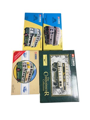 Lot 1836 - Corgi Commercials & Classics diecast Trolley buses, coaches and trade vans (21)