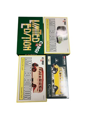 Lot 1837 - Corgi Commercial & Classics diecast Bedford OB Coaches including Limited Editions (x5), plus Sets (x12), all boxed (21)