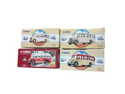 Lot 1839 - Corgi Commercials & Classics diecast Bedford OB Coaches (x12), plus Sets (x7), mostly boxed (19)