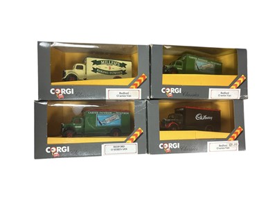Lot 1840 - Corgi Classics diecast Bedford O Series Box Vans, boxed (18)