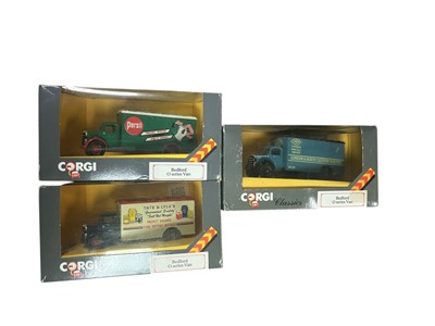 Lot 1840 - Corgi Classics diecast Bedford O Series Box Vans, boxed (18)