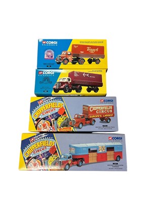 Lot 1842 - Corgi Classics diecast Bedford O Series Articulated Lorries including Chipperfield Circus, boxed (8)
