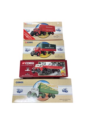 Lot 1842 - Corgi Classics diecast Bedford O Series Articulated Lorries including Chipperfield Circus, boxed (8)