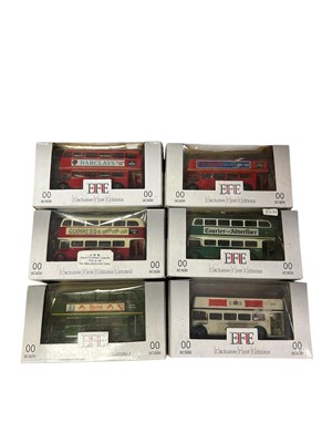 Lot 1843 - EFE diecast Double Decker Buses and other vehicles, boxed (21)