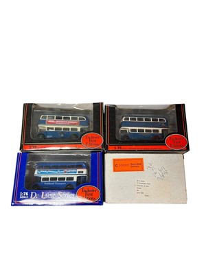 Lot 1843 - EFE diecast Double Decker Buses and other vehicles, boxed (21)