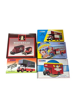Lot 1844 - Corgi Commercial & Classics Bedford Box Vans, including Limited Editions (x2), boxed (16)
