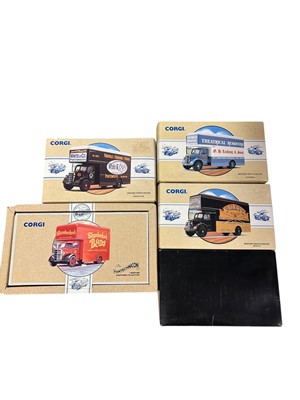 Lot 1844 - Corgi Commercial & Classics Bedford Box Vans, including Limited Editions (x2), boxed (16)