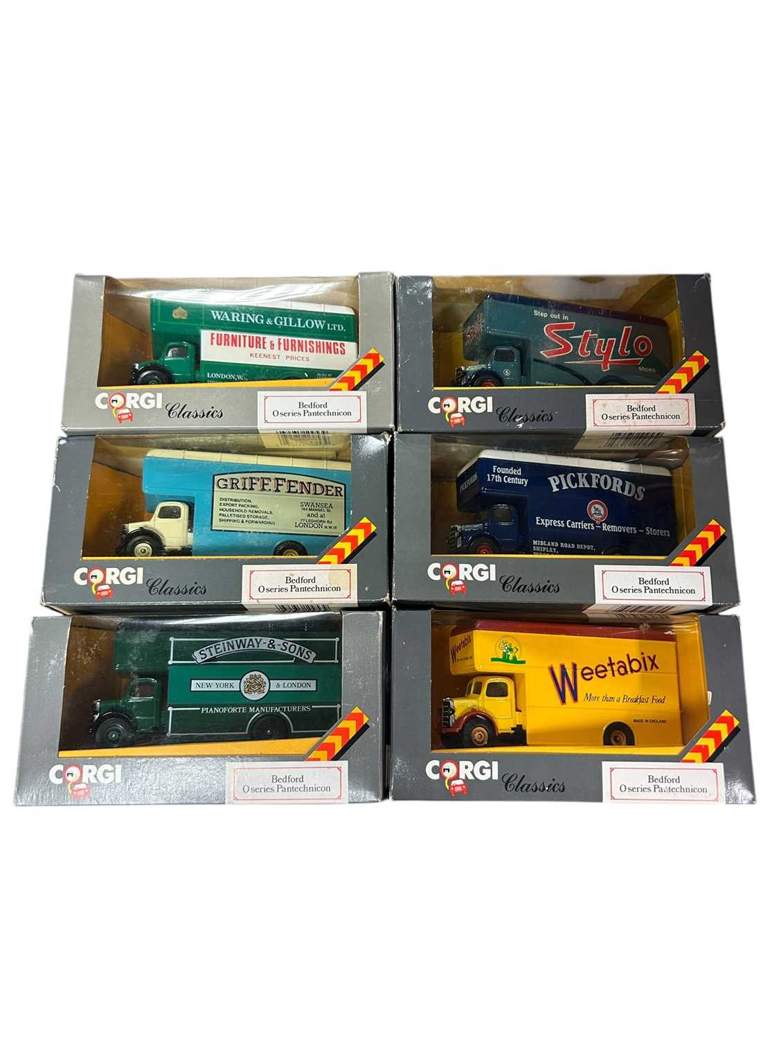 Lot 1845 - Corgi Classics diecast Bedford O Series Pantechnicon, boxed (19)