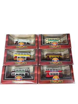 Lot 1849 - Corgi Tramlines Series diecast double decker trams (x24), plus other British Tram Company trams (x10), boxed (34)