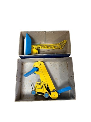 Lot 1851 - Dinky Supertoys Elevator Loader, boxed No.964, Dinky Toys Good Yard Crane, boxed (poor) No.973 & Realtoy Space Mission Shuttle, in window box No.38921 (3)