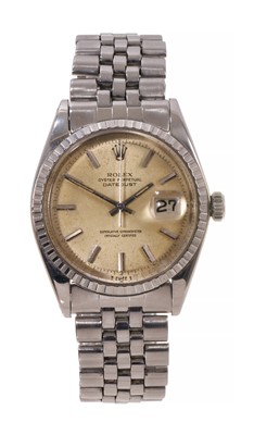 Lot 751 - Rolex Oyster Perpetual Datejust stainless steel wristwatch