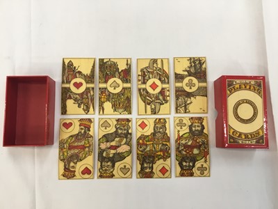 Lot 1073 - Complete deck of 53 Karl Gerich 'Four Corners' playing cards