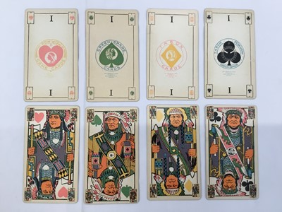 Lot 1088 - Complete deck of 78 Green Spade tarock cards by August Petryl & Son, 1922