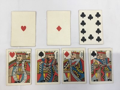 Lot 908 - Deck of, circa 1835, playing cards, De La Rue's second SE design, 51 of 52 cards