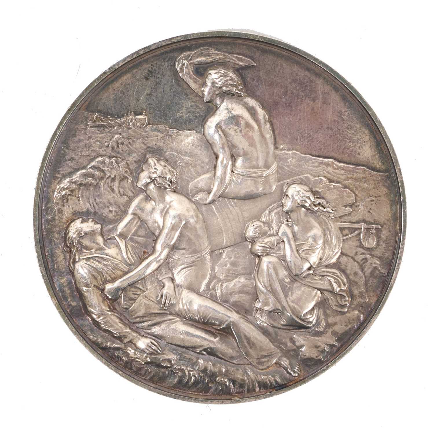 Lot 1 - Victorian Sea Gallantry Silver Medal (58mm variant), EF, named to Duncan Murphy wreck of the ''Annabella'' on the 12th November 1886. Supplied with photocopy of the Glasgow Herald, Friday Decemb...