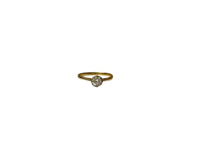 Lot 18 - Diamond single stone ring