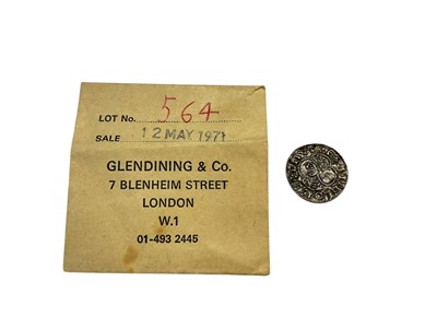 Lot 432 - Saxon - Cnut silver quatrefoil type penny (circa 1017-23) Moneyer: Aelfwine, Mint-Maldon EF (N.B. Ex Glendining & Co, Sale 12 May 1971, lot No. 564) (1 coin)