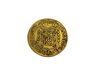 Lot 435 - Brazil - Gold Joao VI 4000 Reis 1724R VF (N.B. Ex B.A. Seaby Ltd) (1 coin)