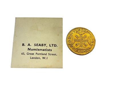 Lot 435 - Brazil - Gold Joao VI 4000 Reis 1724R VF (N.B. Ex B.A. Seaby Ltd) (1 coin)