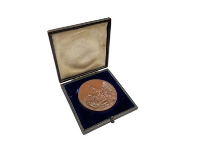 Lot 4 - Victorian Sea Gallantry Bronze Medal (58mm variant), EF, named to Edward Cooper, Abandonment of the ''Lerry'' and ''Elizabeth Ann'' on the 8th November 1878. In original box of issue. N....