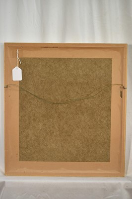 Lot 150 - Chinese School, 19th century, ink and watercolour on silk - Mountainous Lake, signed, 32cm x 28.5cm, in glazed gilt frame