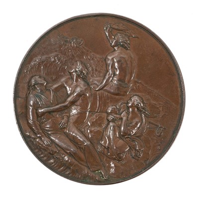 Lot 6 - Victorian Sea Gallantry Bronze Medal (58mm variant), EF, named to Charles James, wreck of the schooner ''Phebe Lewis'' of Newport on the 1st April 1881.